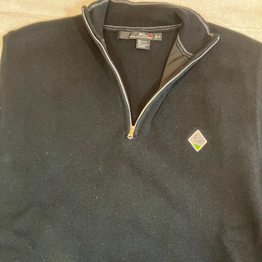 Polo by Ralph Lauren Black Zip-Up Vest